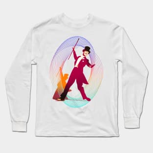 Whirling Astaire Long Sleeve T-Shirt